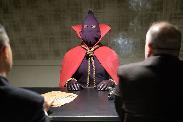 Hooded Justice, as seen in American Hero Story: Minutemen.
