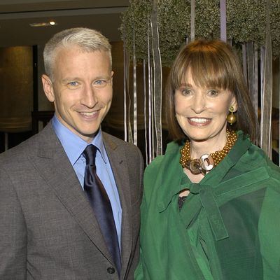 Anderson Cooper and Gloria Vanderbilt.