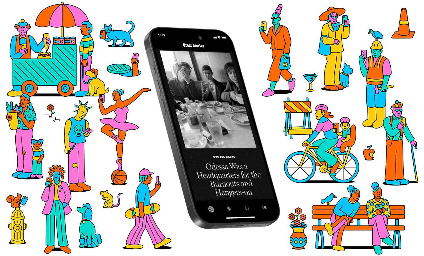 App marketing page cover
