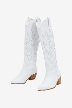 Women's Embroidered Western Knee-High Cowboy Boots