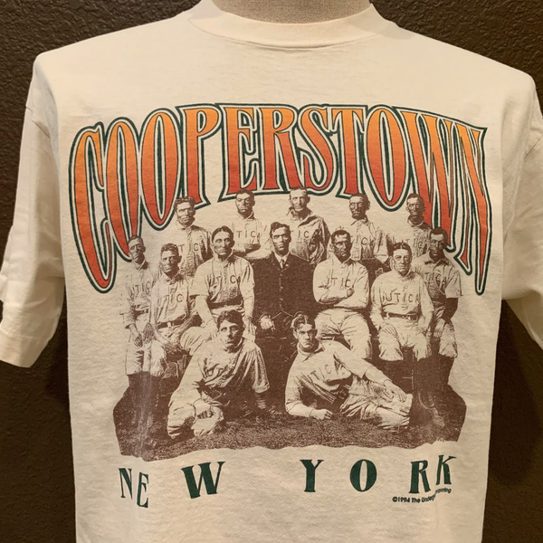 90S Baseball Hall Of Fame Cooperstown New York Vintage T Shirt