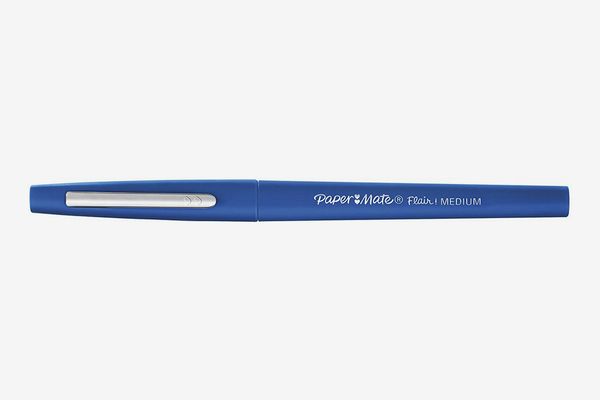 Paper Mate Flair Felt Tip Pens, Medium Point (0.7mm), Blue