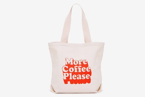 Ban.do More Coffee Please Big Canvas Tote