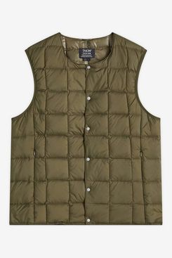 Taion Crew Neck Vest - Charcoal