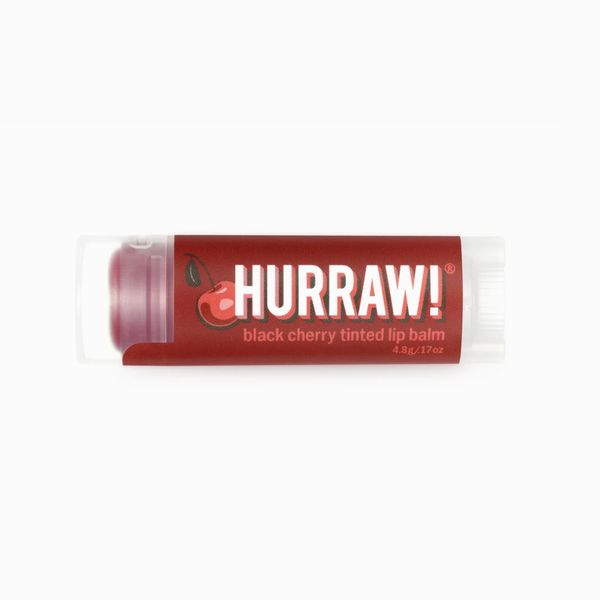 Hurraw! Black Cherry Tinted Lip Balm 