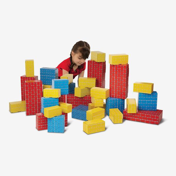 Melissa & Doug Jumbo Extra-Thick Cardboard Building Blocks