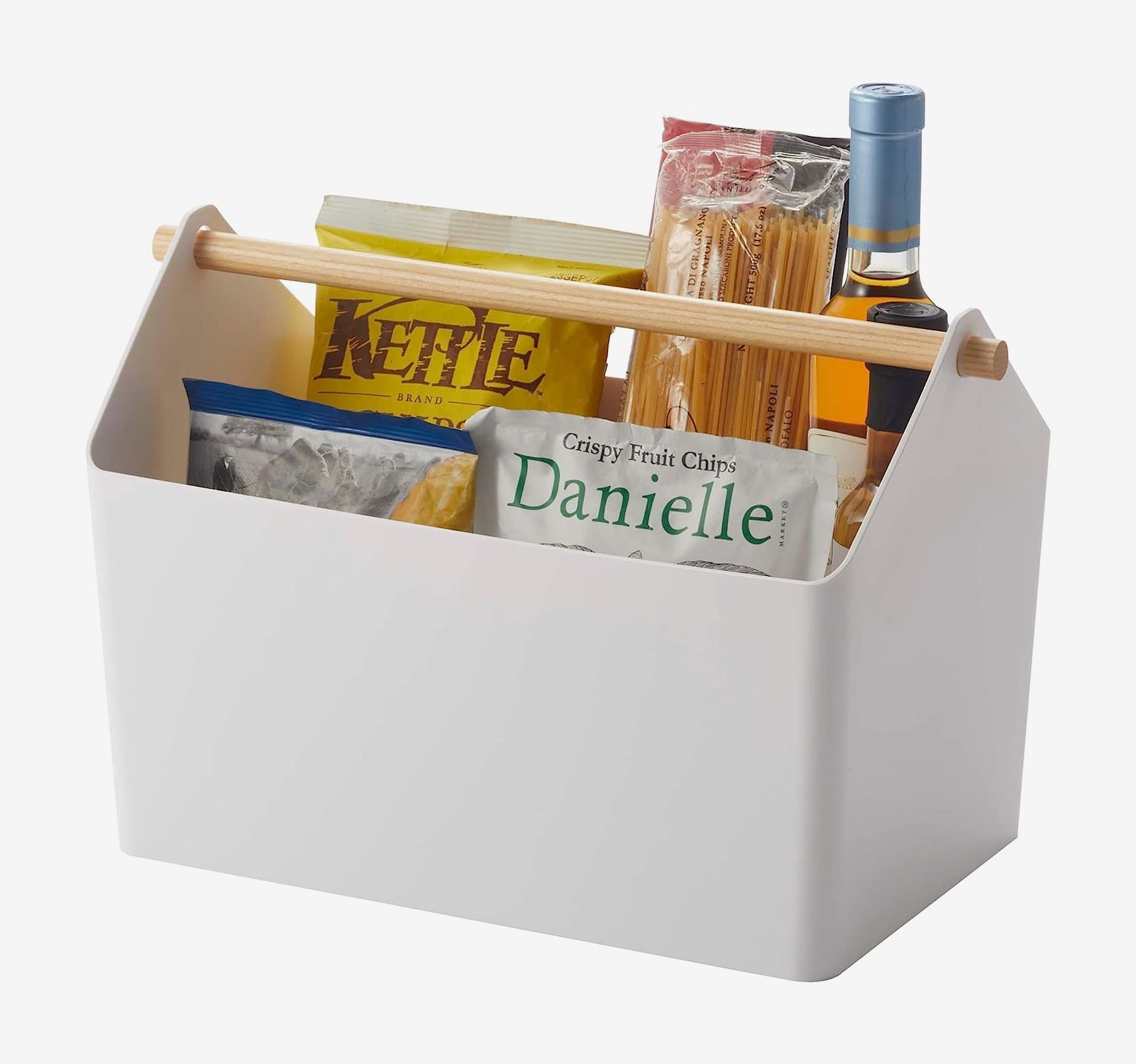 Mdesign Plastic Divided Cosmetic Organizer Caddy Tote Bin With Handle -  Clear : Target
