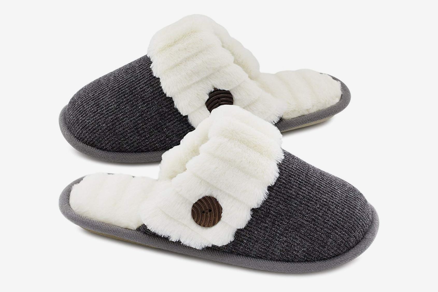 DOCILA House Slipper Boots for Women Warm Winter Memory Foam Plush Lining Indoor Gripper Socks Fuzzy Non Skip Booties Shoes