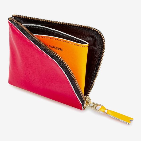 Comme des Garçons CDG Wallet Super Fluo Zip Around Wallet