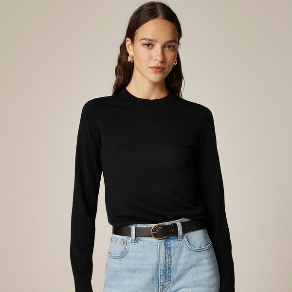 J Crew Carolyn Fitted Crewneck Sweater