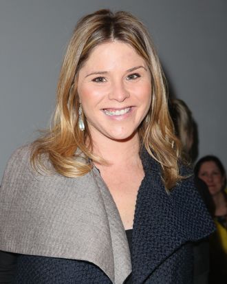 NEW YORK, NY - FEBRUARY 10: Jenna Bush attends the Lela Rose Fall 2013 fashion show during Mercedes-Benz Fashion Week at The Studio at Lincoln Center on February 10, 2013 in New York City. (Photo by Chelsea Lauren/Getty Images for Mercedes-Benz Fashion Week)