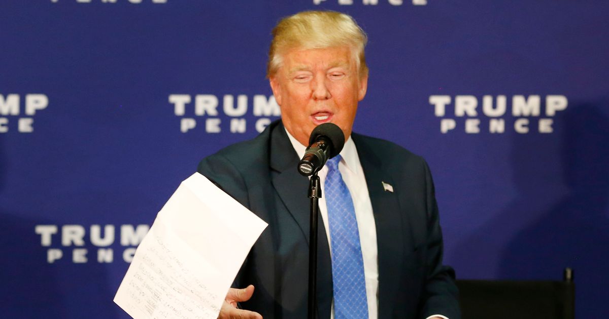 Trump Loves Tearing Papers, Staffers Tape Them Back Together