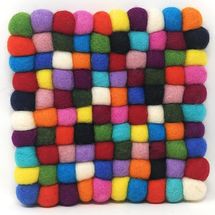 Trader Joe’s Multi Colored Felted Wool Trivet