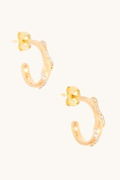 Collette Ishiyama Diamond Slither Snake Hoop (Pair)