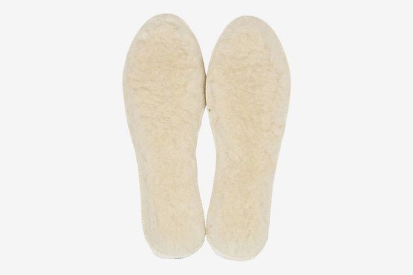 dailymall Womens Mens Sheepskin Insoles Winter Warm Shoe Inserts Feet Warmers Insole for Boots Slippers & Outdoor Activities