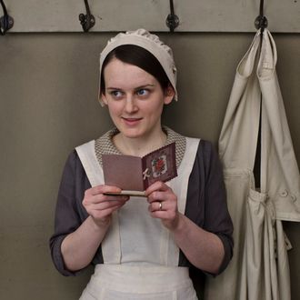 Downton Abbey, Season 4
Premieres Sunday, January 5, 2014 at 9pm ET on PBS
Shown: Sophie McShera as Daisy
? Nick Briggs/Carnival Film & Television Limited 2013 for MASTERPIECE
This image may be used only in the direct promotion of MASTERPIECE CLASSIC. No other rights are granted. All rights are reserved. Editorial use only. USE ON THIRD PARTY SITES SUCH AS FACEBOOK AND TWITTER IS NOT ALLOWED.