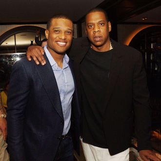 Robinson Cano and Jay-Z attend The 