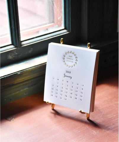 Thornwillow Press 2018 Desk Calendar