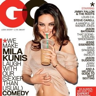Mila Kunis on this month's <em>GQ.</em>