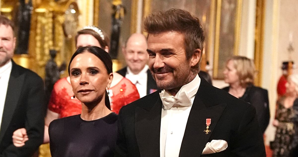 The Beckhams Were Surprise Guests at the Palace