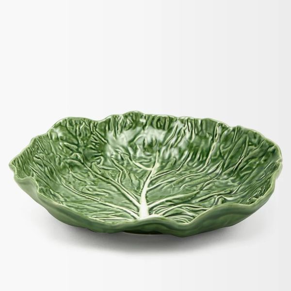 Bordallo Pinheiro Cabbage Green Charger Plate