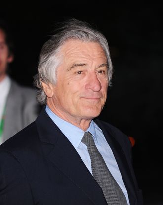 Robert De Niro attends the 2012 Tribeca Film Festival at the State Supreme Courthouse on April 17, 2012 in New York City. 