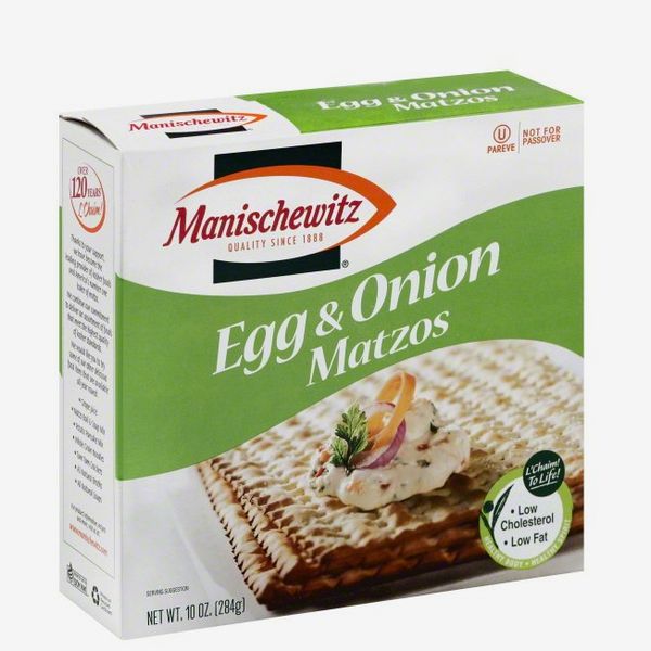 Manischewitz Egg and Onion Matzos Box