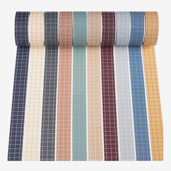 MAGLITT Grid Washi Tape Set 10 Rolls