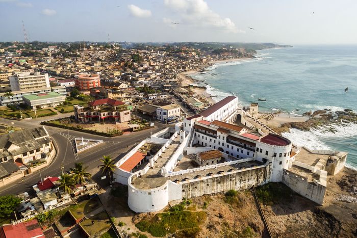 Cape,Coast,Town,Ancient,Slave,Castle,In,Ghana,,West,Africa