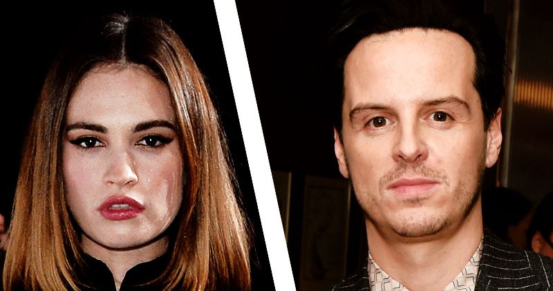 莉莉·詹姆斯（Lily James）和安德魯·斯科特（Andrew Scott）與追求愛適應