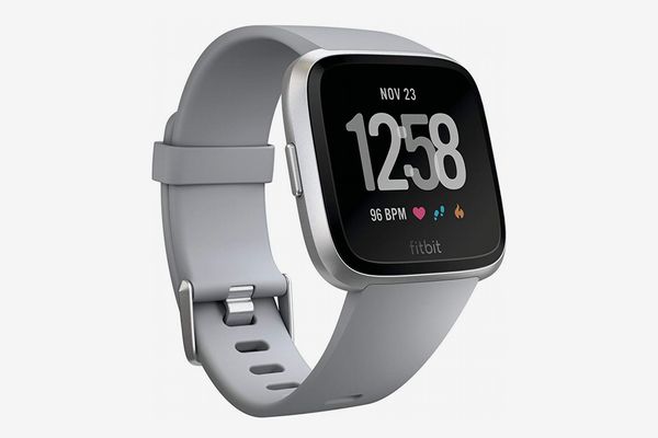 Fitbit Versa Smart Watch, Gray/Silver Aluminium