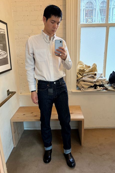 Leg only picture of man in jeans