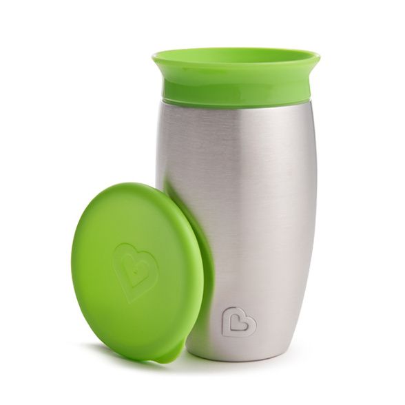 Munchkin Miracle 360 10-Ounce Stainless-Steel Sippy Cup