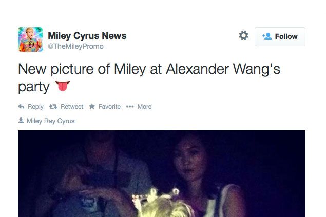 Miley Cyrus Wore Pasties and Twerked at the Alexander Wang Party