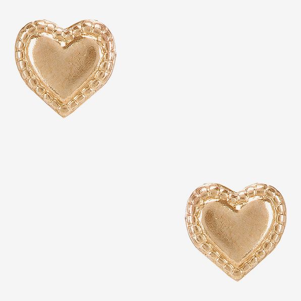 Natalie B Jewelry Heart Studs