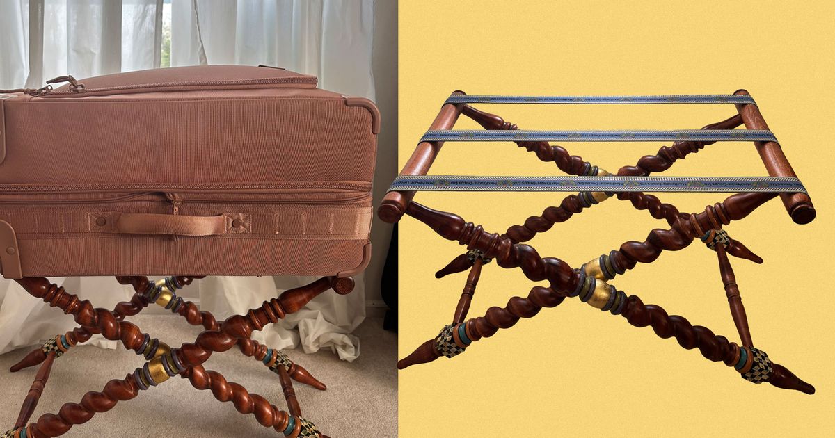 Got a Lot to Unpack? You Probably Need a Luggage Rack.