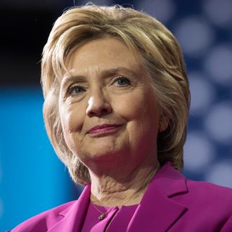 Democratic Presumptive Nominee for President former Secretary of State Hillary Clinton