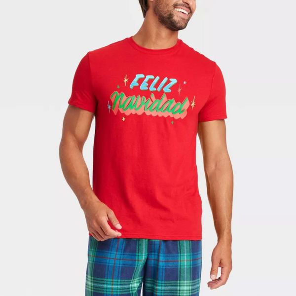 Men's Hanukkah Flannel Matching Family Pajama Set 1X Wondershop