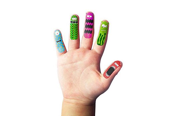 NPW-USA Finger Monsters Temporary Tattoos (20 Count)