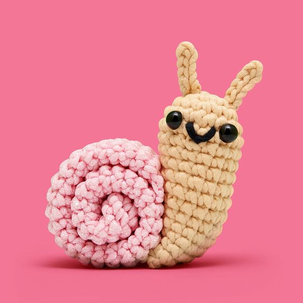The Woobles Mimi the Snail Learn to Crochet kit