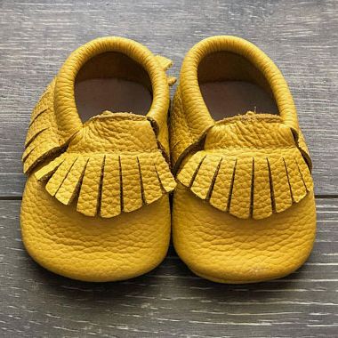 Leather Baby Moccasins