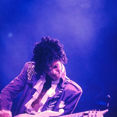 At Rosemont Horizon in Chicago on December 10, 1984, during his Purple Rain tour.