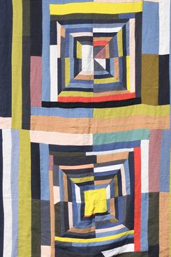 SUAY Sew Shop Deadstock Linen Quiltlet — Hundertwasser