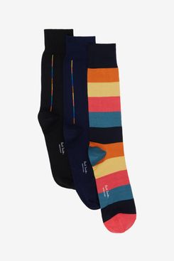 Paul Smith Three-Pack Multicolor Artist Mix Socks