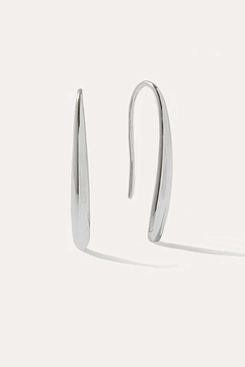 Quince Silver Threader Drop Earrings