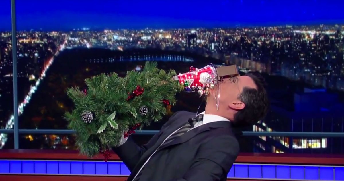 Colbert Puts Christmas Back Into Starbucks Cups, Is Reminiscent of