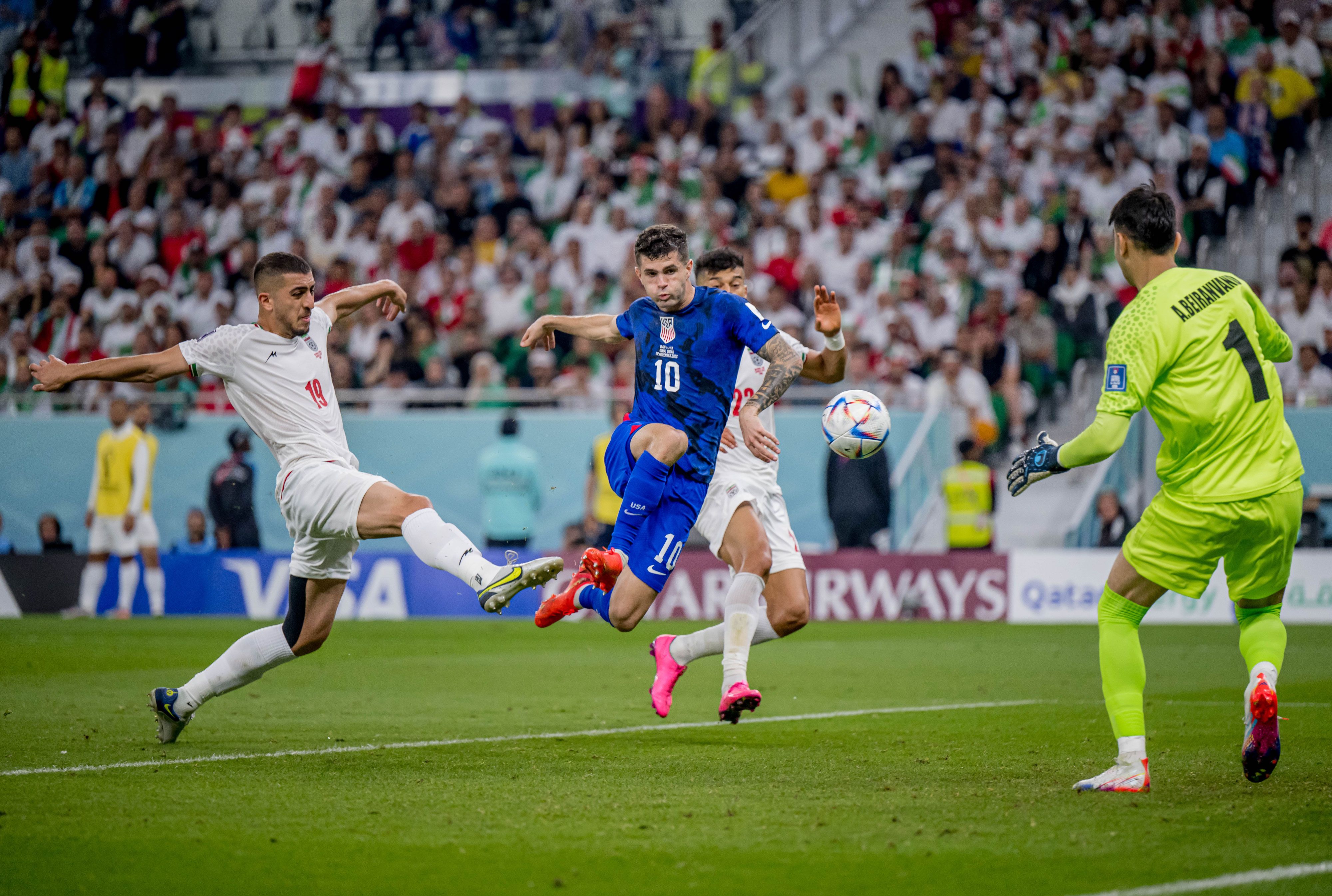 World Cup: Christian Pulisic taken to hospital as U.S. beats Iran