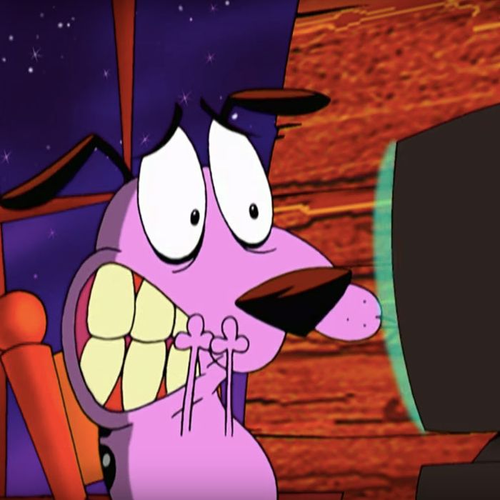 courage the cowardly dog coloring pages katz