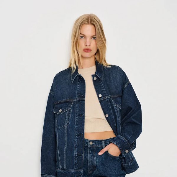 Reformation Brooks Oversized Denim Jacket