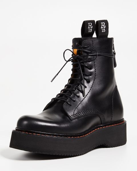 Double T Women Designer Combat Boots Leather Desert Boots: Women's